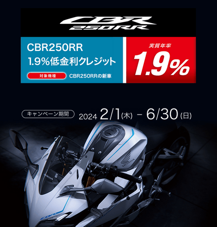 CBR250RR 低金利キャンペーン